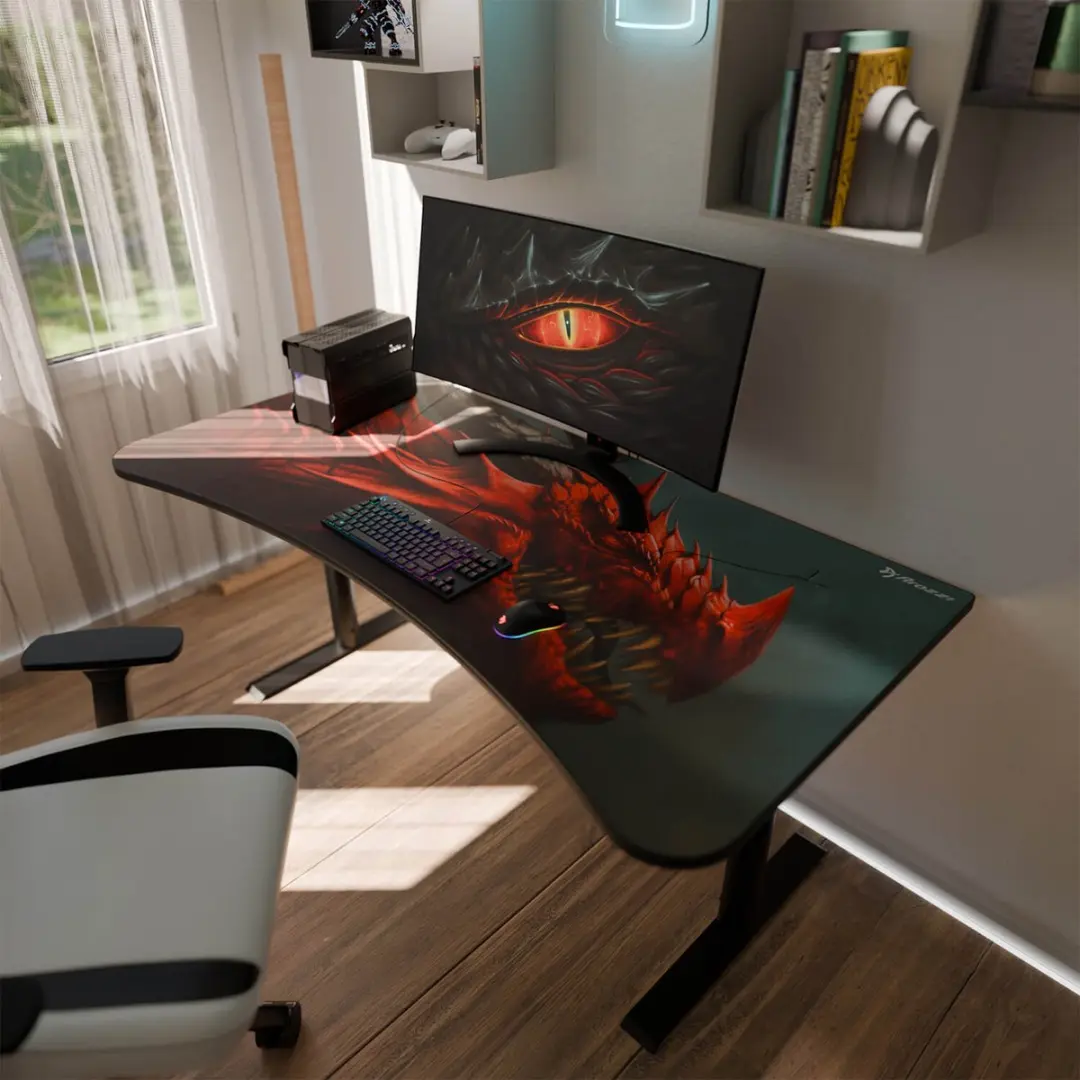 Arozzi Arena Gaming Muismat Rode Draak 160cm