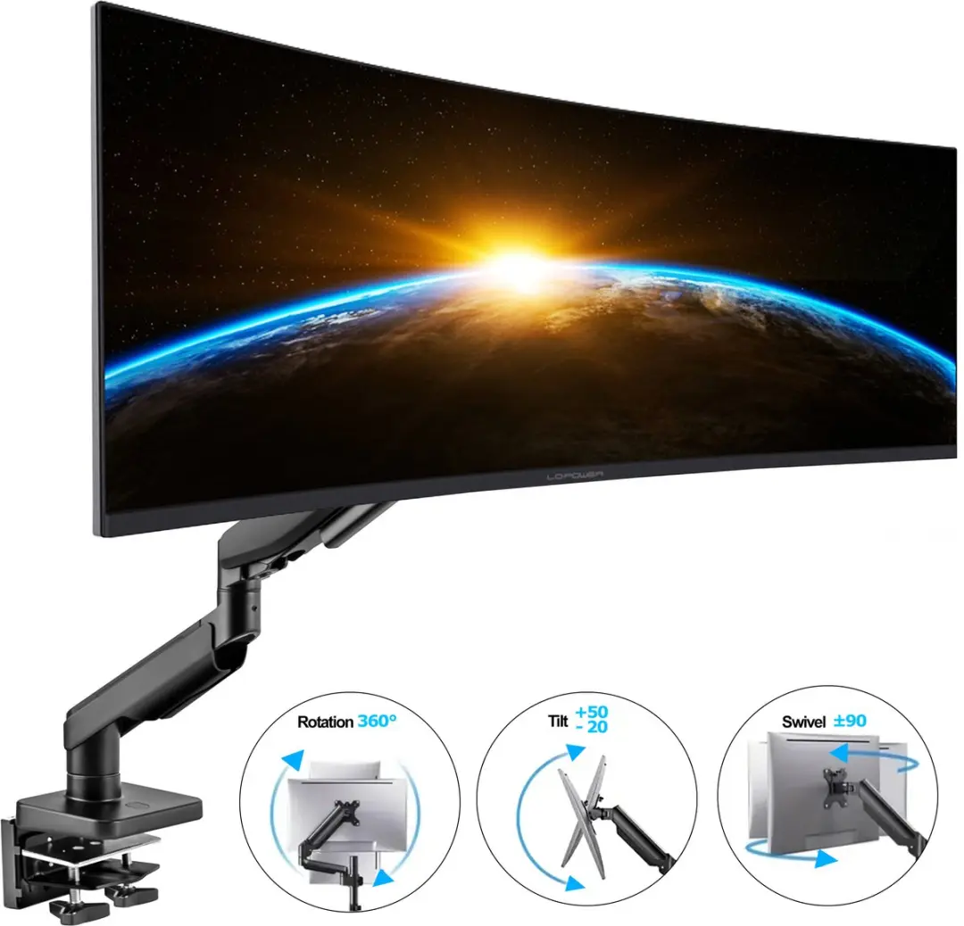 LC Power Ergo Monitorbeugel Gasveer 49"