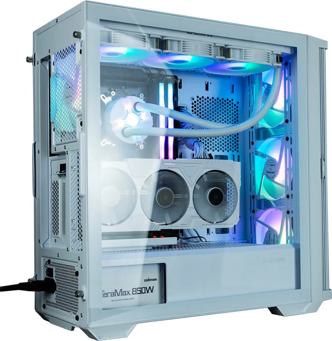 Zalman Z10 DUO White ATX Behuizing - 4 Ventilatoren