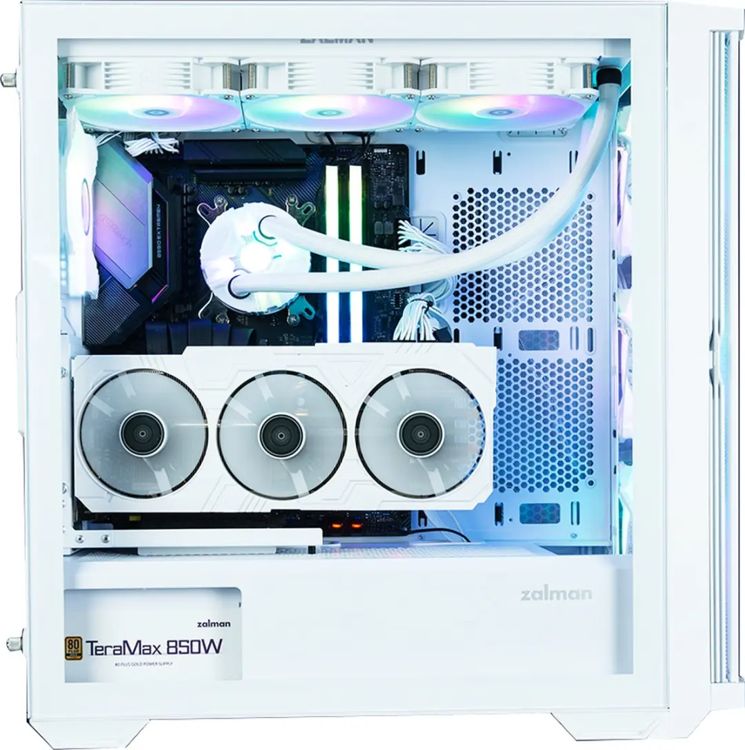 Zalman Z10 DUO White ATX Behuizing - 4 Ventilatoren