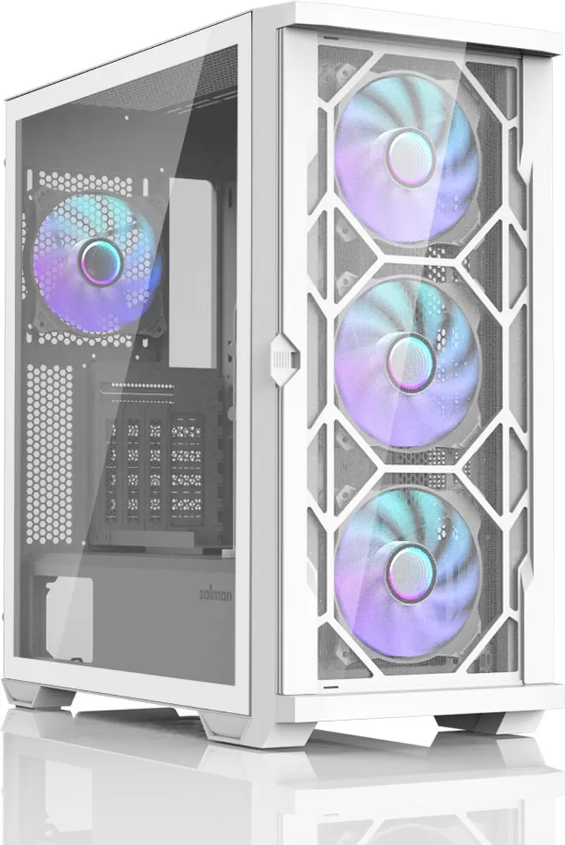 Zalman Z10 DUO White ATX Behuizing - 4 Ventilatoren