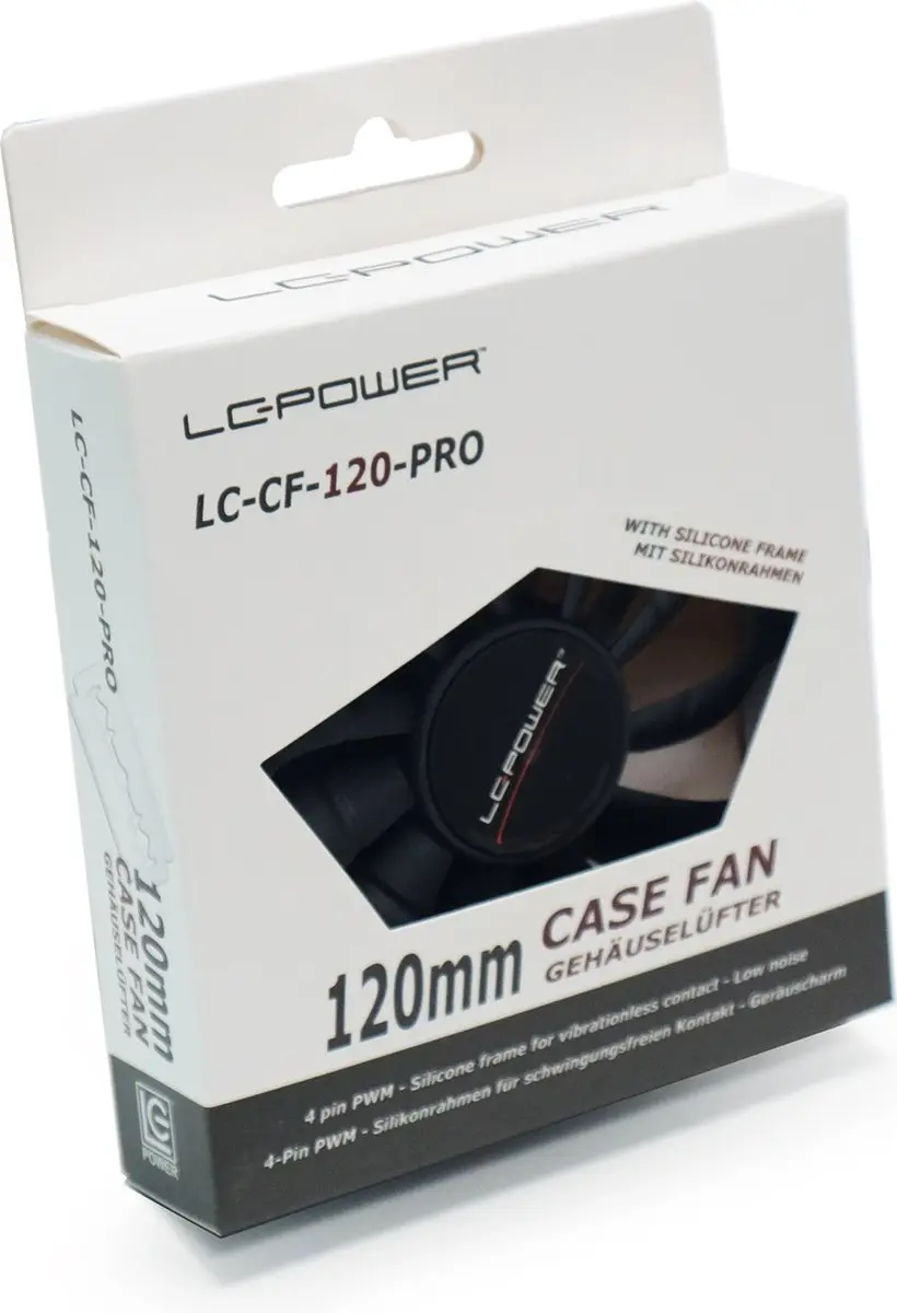 LC Power LC-CF-120-PROAiRazor Behuizing - 12cm Ventilator - Zwart/Wit