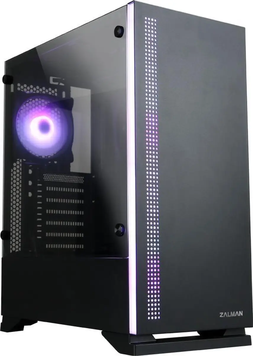 Zalman S5 ATX Mid-Tower Behuizing - Zwart