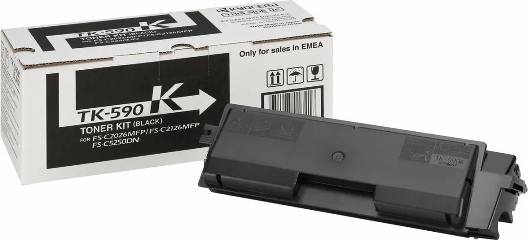 Kyocera TK-590Y Tonercartridge - 5000 Pagina's - Geel