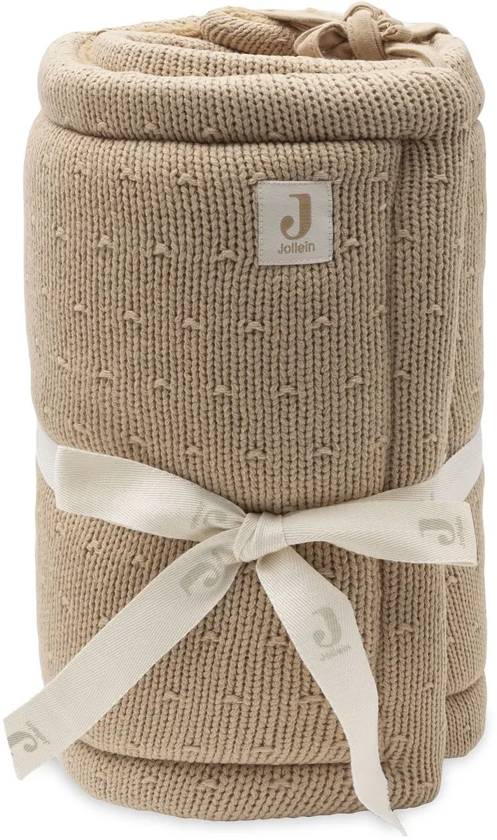Jollein Boxbumper 180x30cm Sprinkle Knit - Hazel
