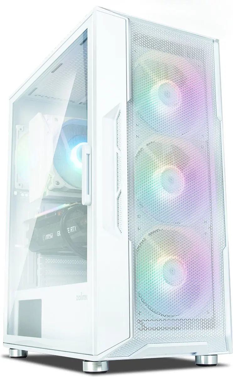 Zalman i3 Neo ARGB Gehuis - 3x 2.5" + 2x 3.5" - Wit