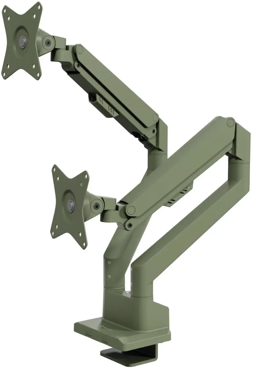 Arozzi Alzare Neo AZ-ALZARE-NEO-DUO-FST Dubbele Monitorarm - 17"-34" - Groen