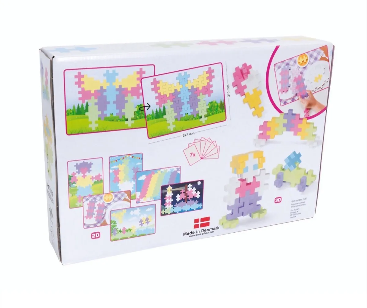 Plus-Plus BIG 3281 Constructiespeelgoed - 60 Stuks - Roze