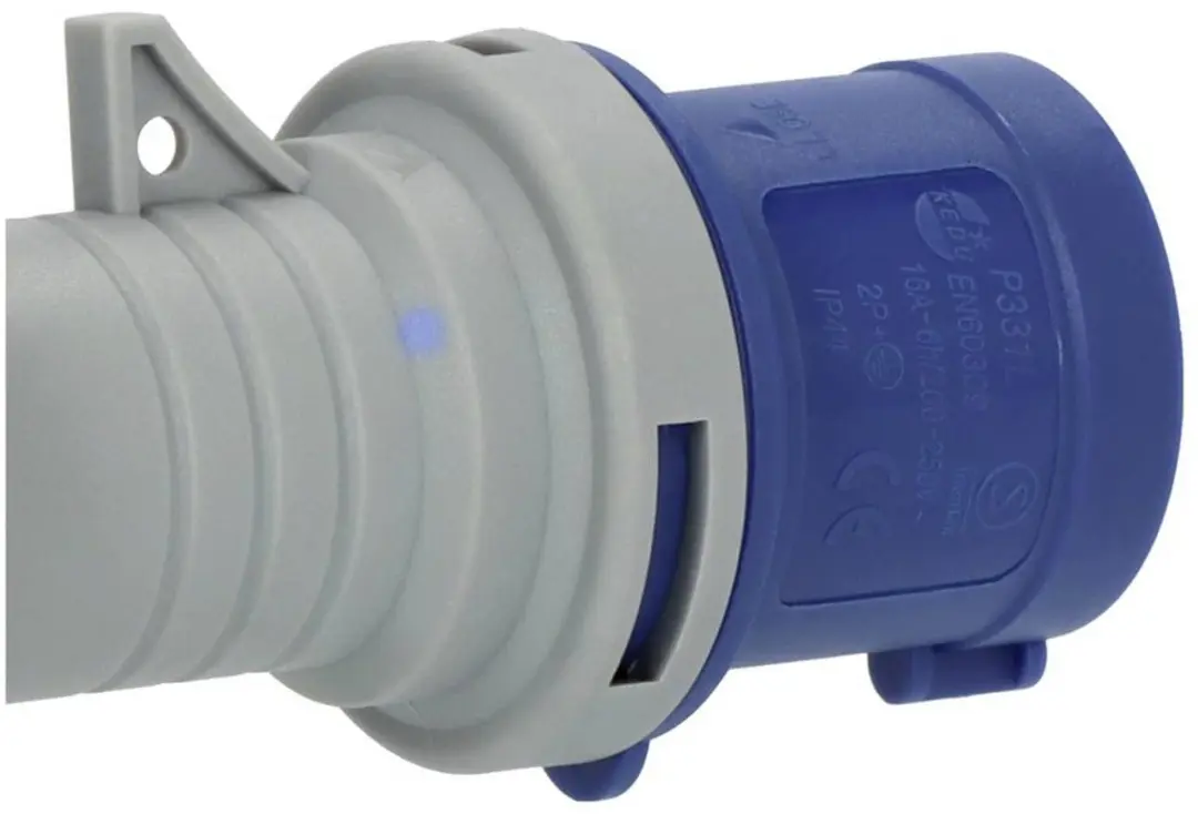 Brennenstuhl Stroom Camping-CEE-verlengkabel 10m 3G 2,5mm² - Blauw/Grijs/Oranje