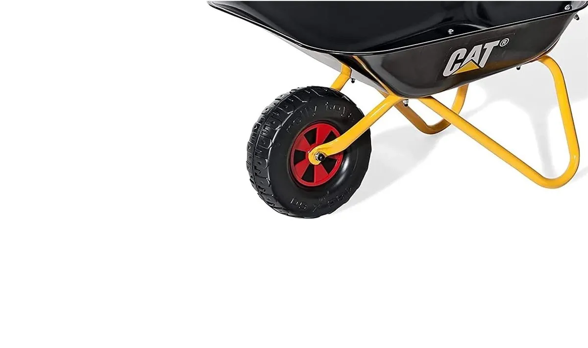 Rolly Toys Metalen Tuinkruiwagen CAT - Zwart