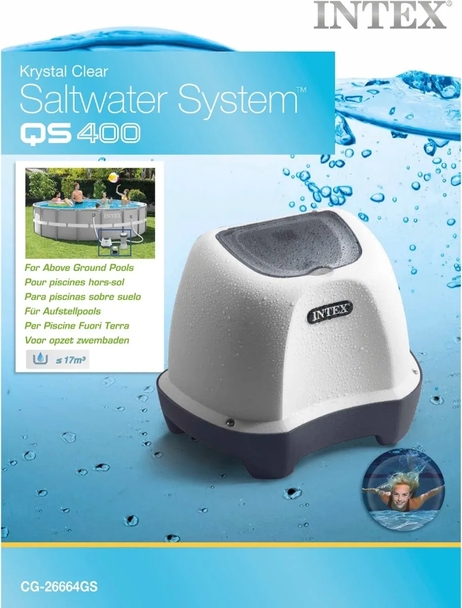 Intex 26664GS Zoutwatersysteem - 17.413 l/u