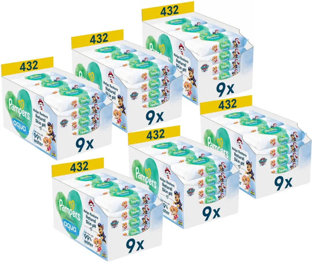 Pampers Harmonie Aqua Billendoekjes Paw Patrol