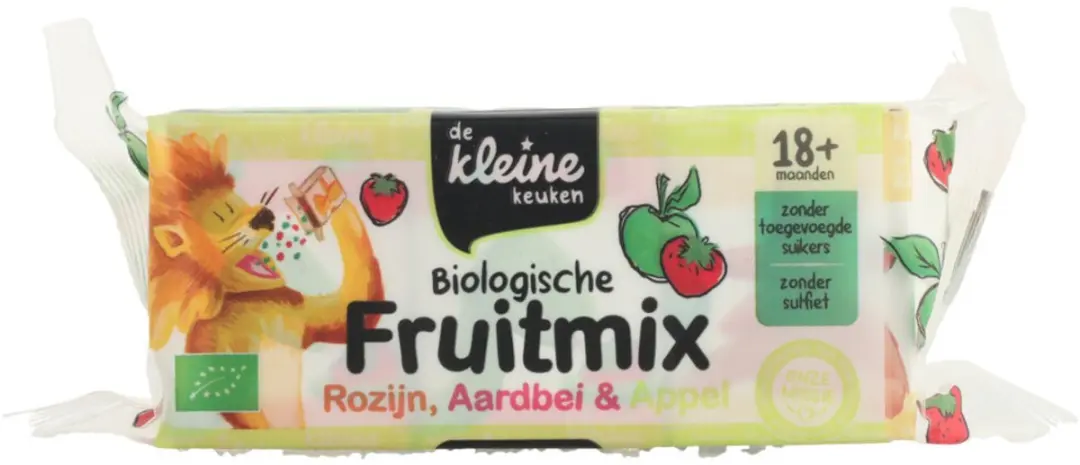 De Kleine Keuken Bio Fruitmix - 20 Stuks (4x84g)