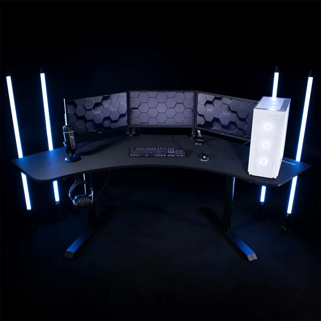 Arozzi Arena Angelo Gaming Hoekbureau Vervangende Muismat 225cm - Diepzwart