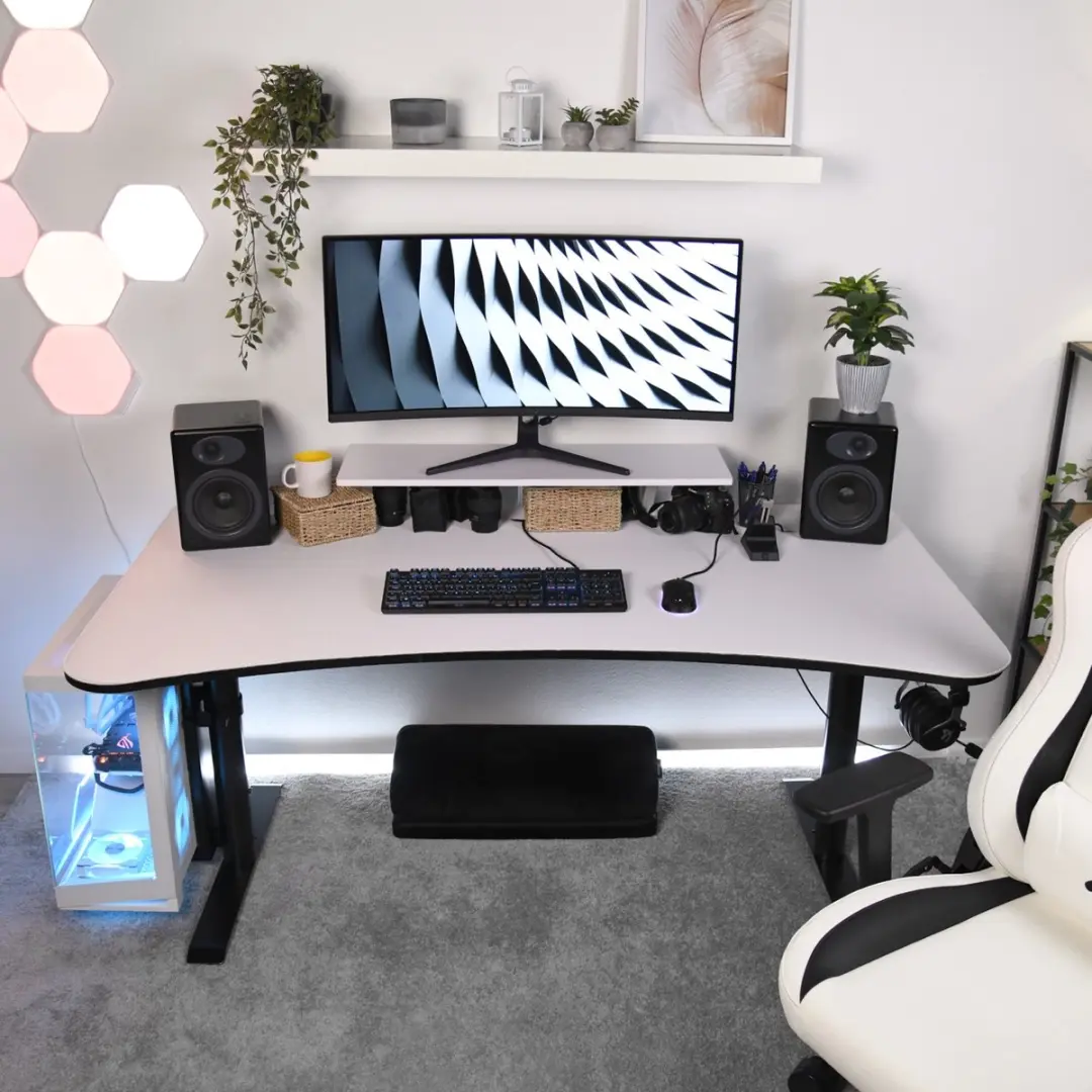 Arozzi Arena AZ-DR-S-WT Monitorstandaard - Wit