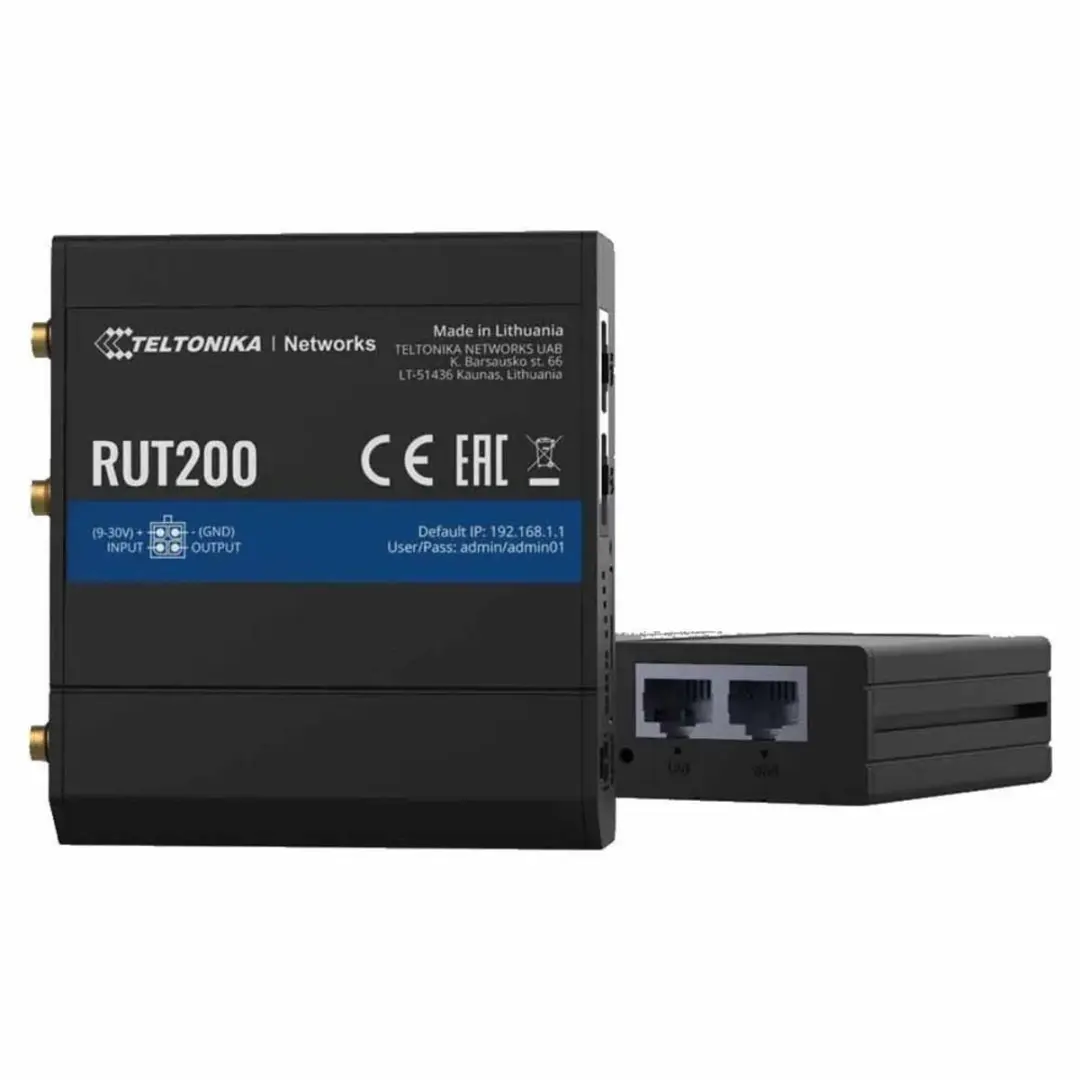 Teltonika RUT200 WiFi-router LTE - Zwart