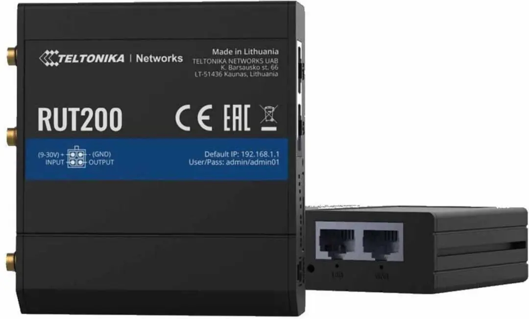 Teltonika RUT200 WiFi-router LTE - Zwart
