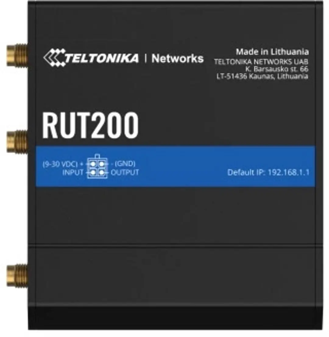 Teltonika RUT200 WiFi-router LTE - Zwart