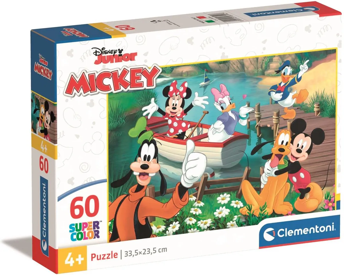 Clementoni Disney Classics Mickey Kinderpuzzel 60 Stukjes - Multicolor