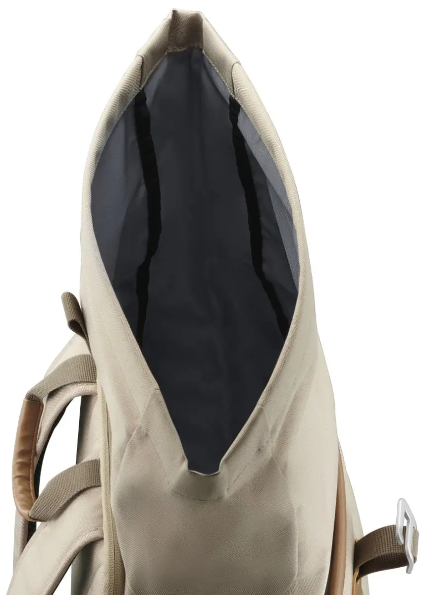 Hama Silvan Rugzak 16,2" - Beige Groen