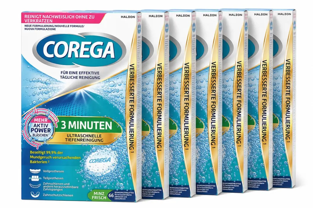 Corega Gebitsreiniger Tabletten 3 Min