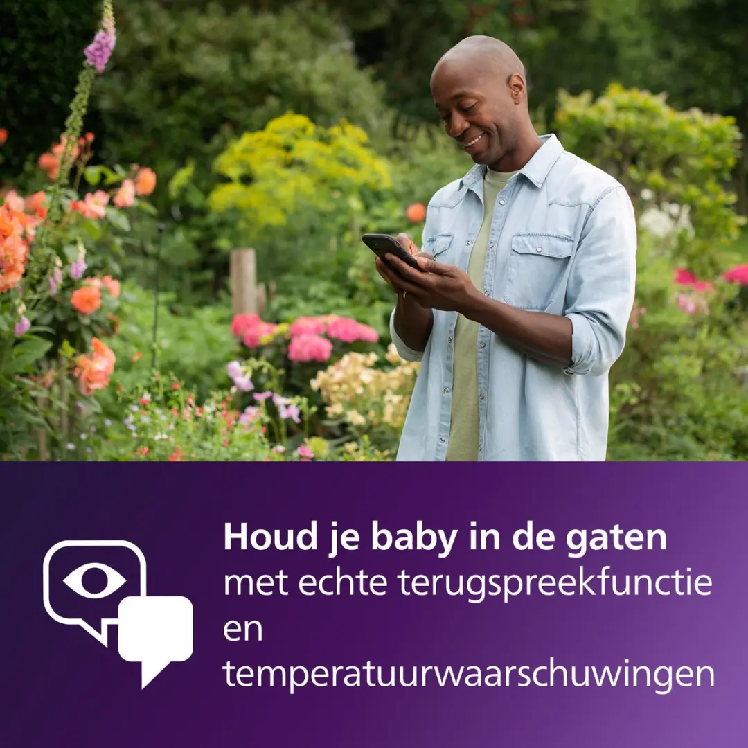 Philips Avent SCD923/26 Beeldbabyfoon - 4.3" Kleurenscherm - Donkergrijs