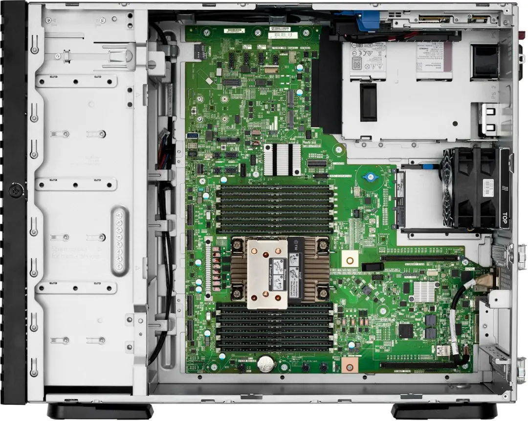 HPE ProLiant ML110 Gen11 P70278-421 Server - Xeon Silver 4510 2,4GHz 32GB 1000W - Zwart