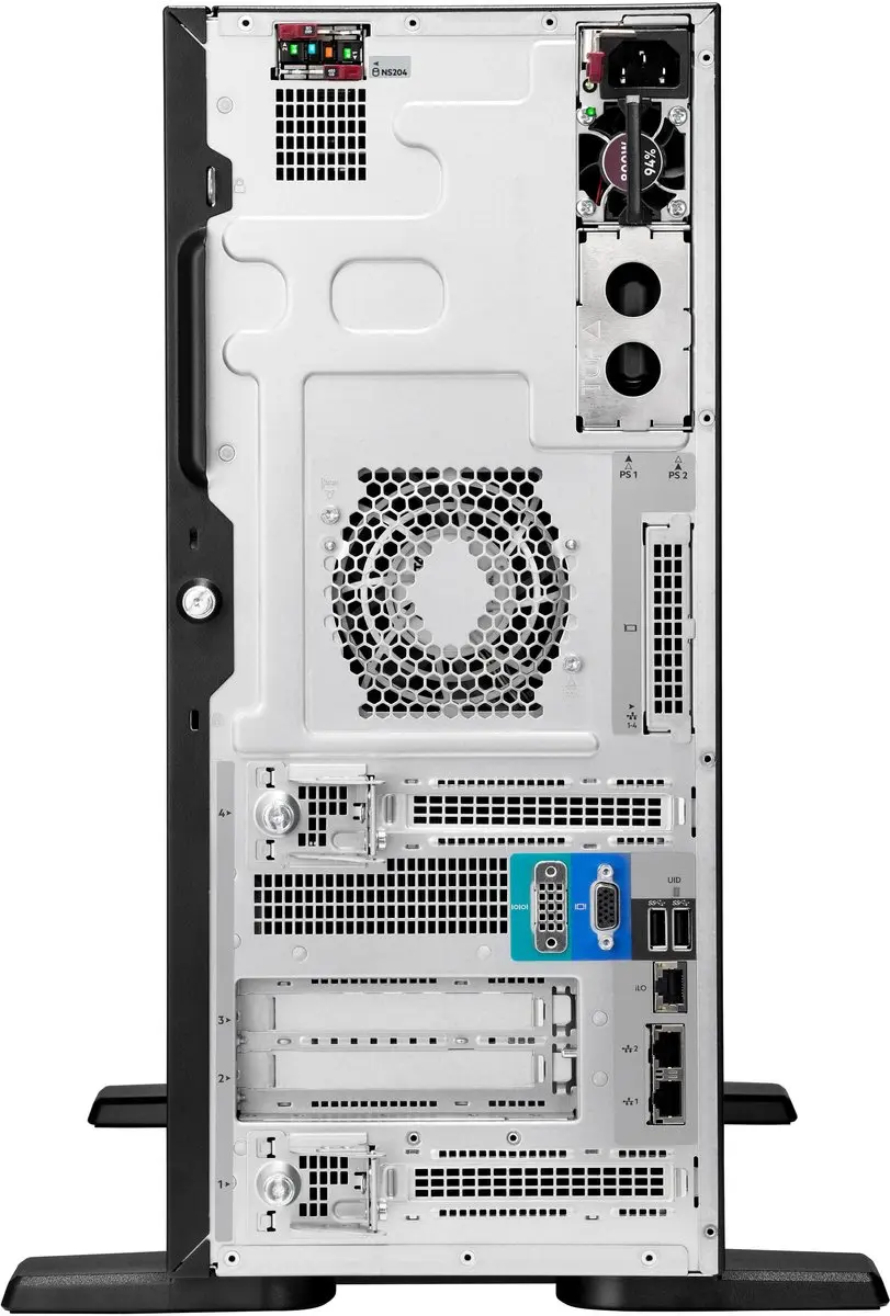 HPE ProLiant ML110 Gen11 P70278-421 Server - Xeon Silver 4510 2,4GHz 32GB 1000W - Zwart