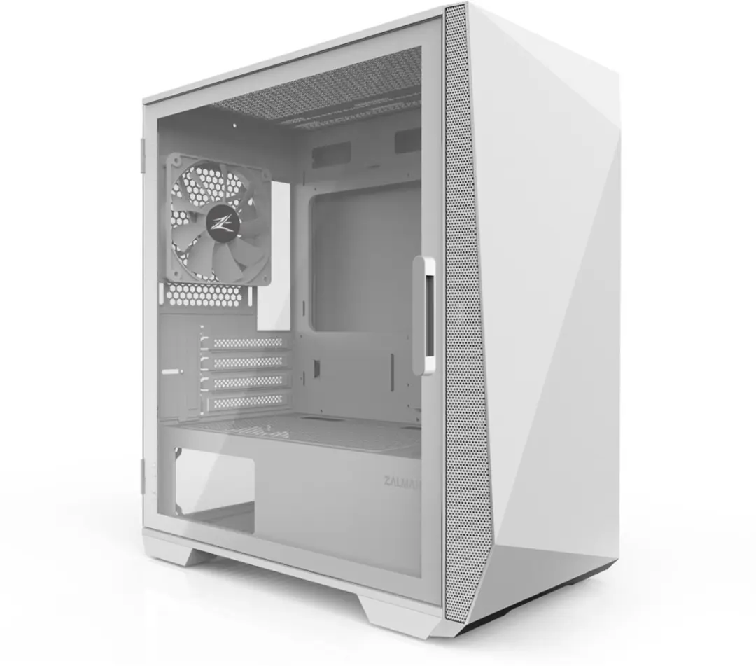Zalman Z1 Iceberg White mATX Mid Tower PC - Wit