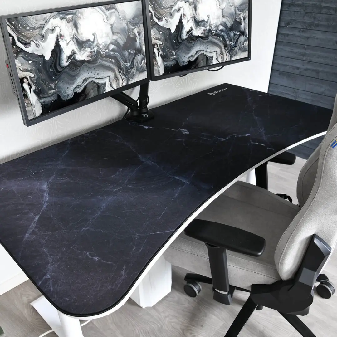 Arozzi Arena Gaming Muismat 160cm - Zwart Marmer