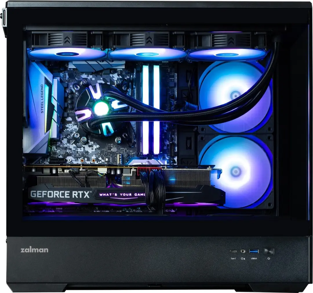 Zalman P30 BLACK Midi Tower - Zwart