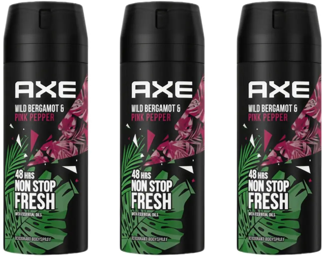 Axe Wild Deodorant Bodyspray Fresh Bergamot + Pink Pepper 450ml