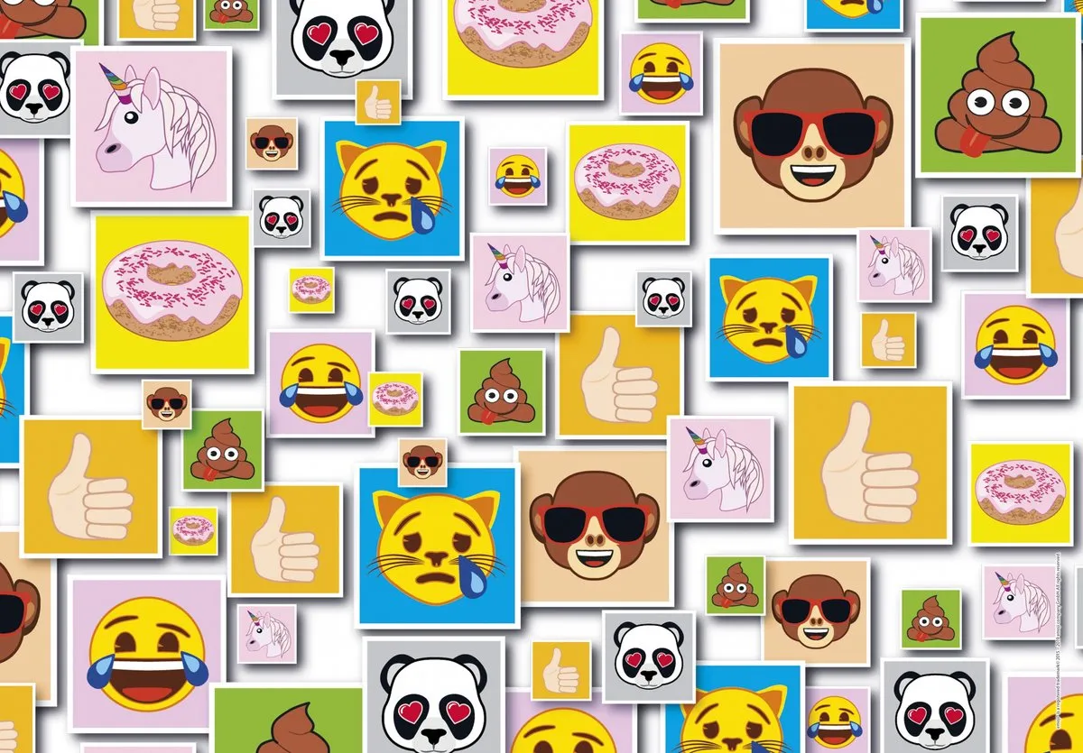 Clementoni Legpuzzel Emoji Junior 104 Stukjes - Multicolor