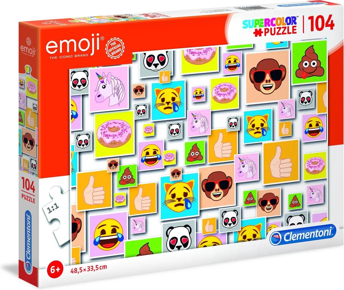 Clementoni Legpuzzel Emoji Junior 104 Stukjes