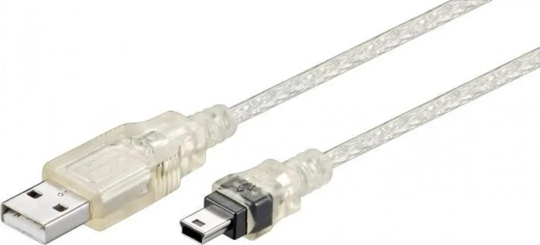 Wentronic USB 2.0 Kabel A naar Mini-B 5-pins 0,6m
