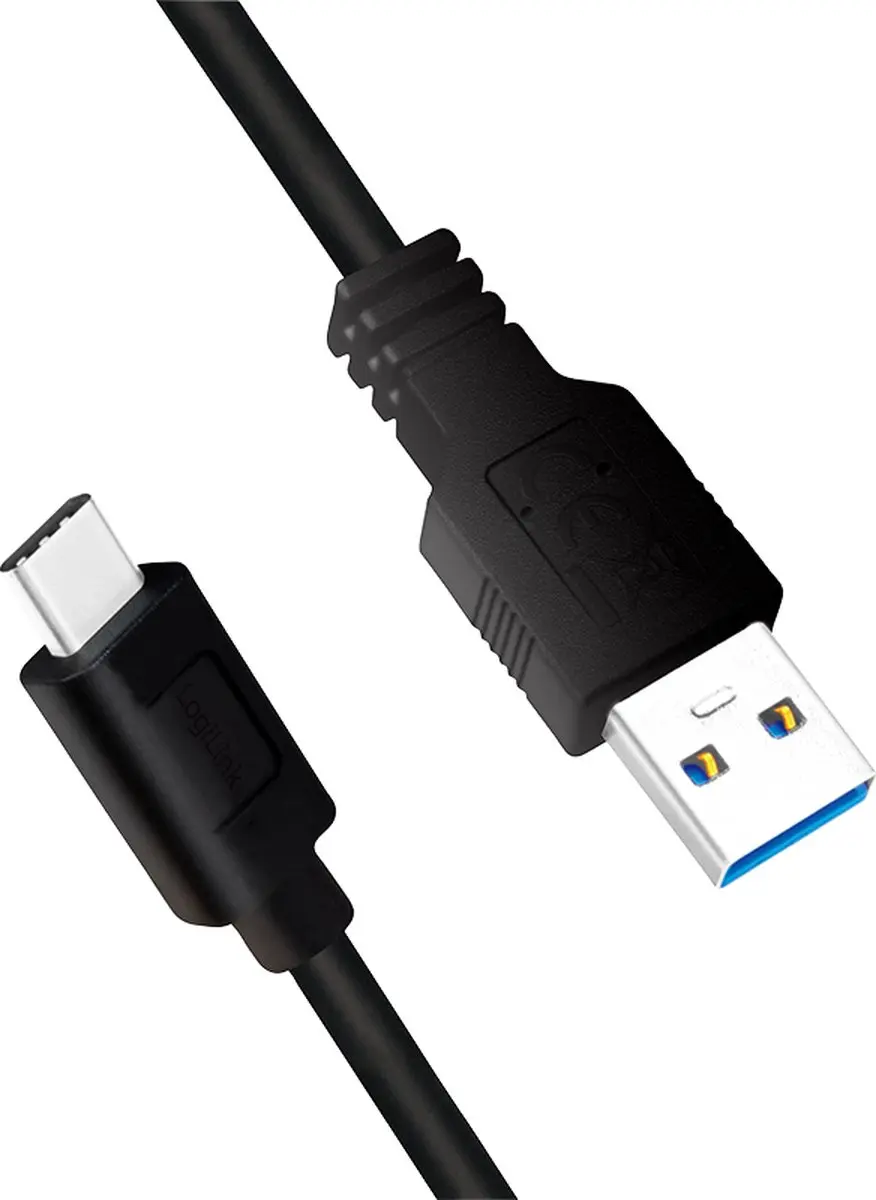 Logilink USB-A naar USB-C Kabel CU0169 1.5m - Zwart