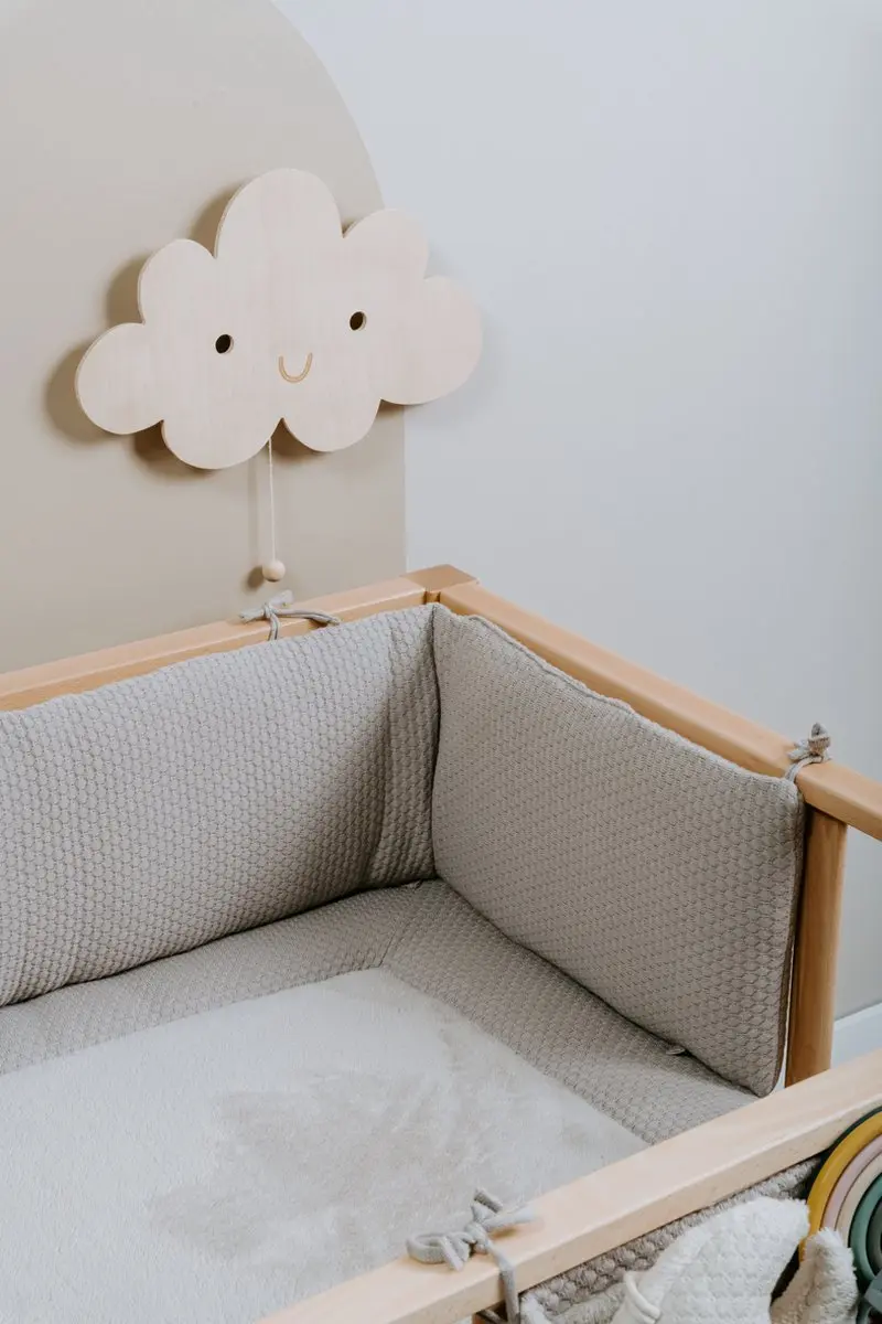 Baby's Only Gebreide Bedbumper Urban Taupe 180x30cm