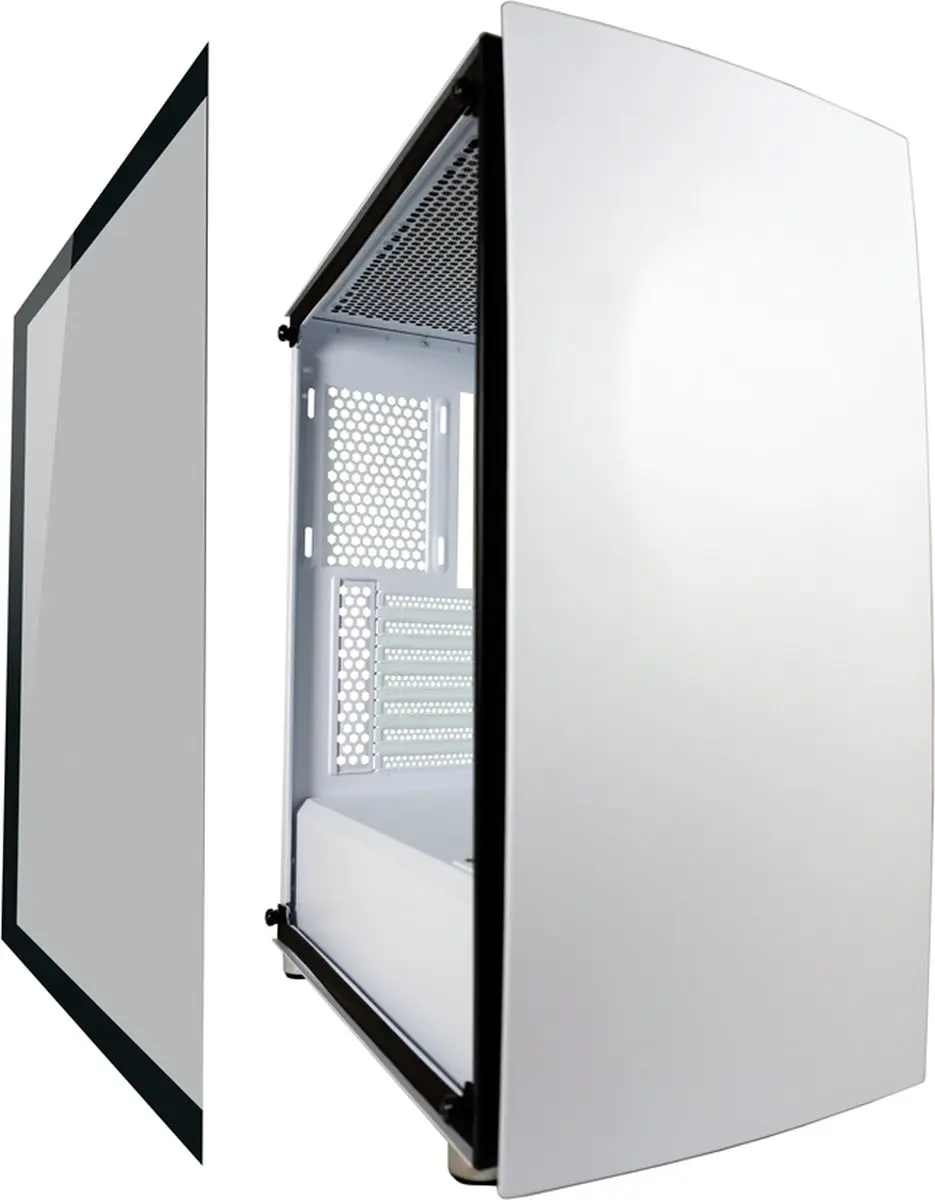 LC Power Bright Sail Midi ATX Behuizing - Wit