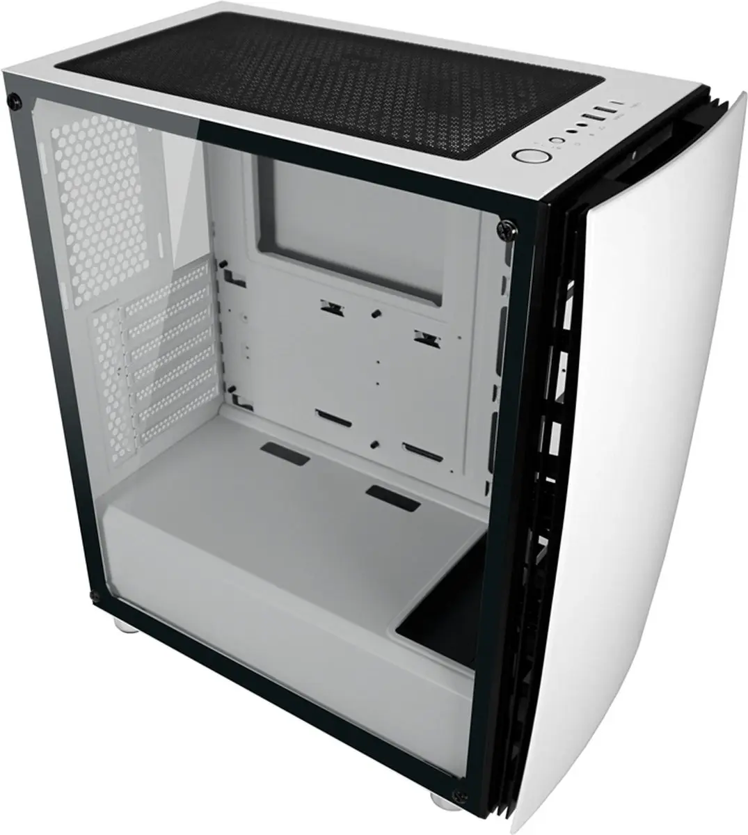 LC Power Bright Sail Midi ATX Behuizing - Wit