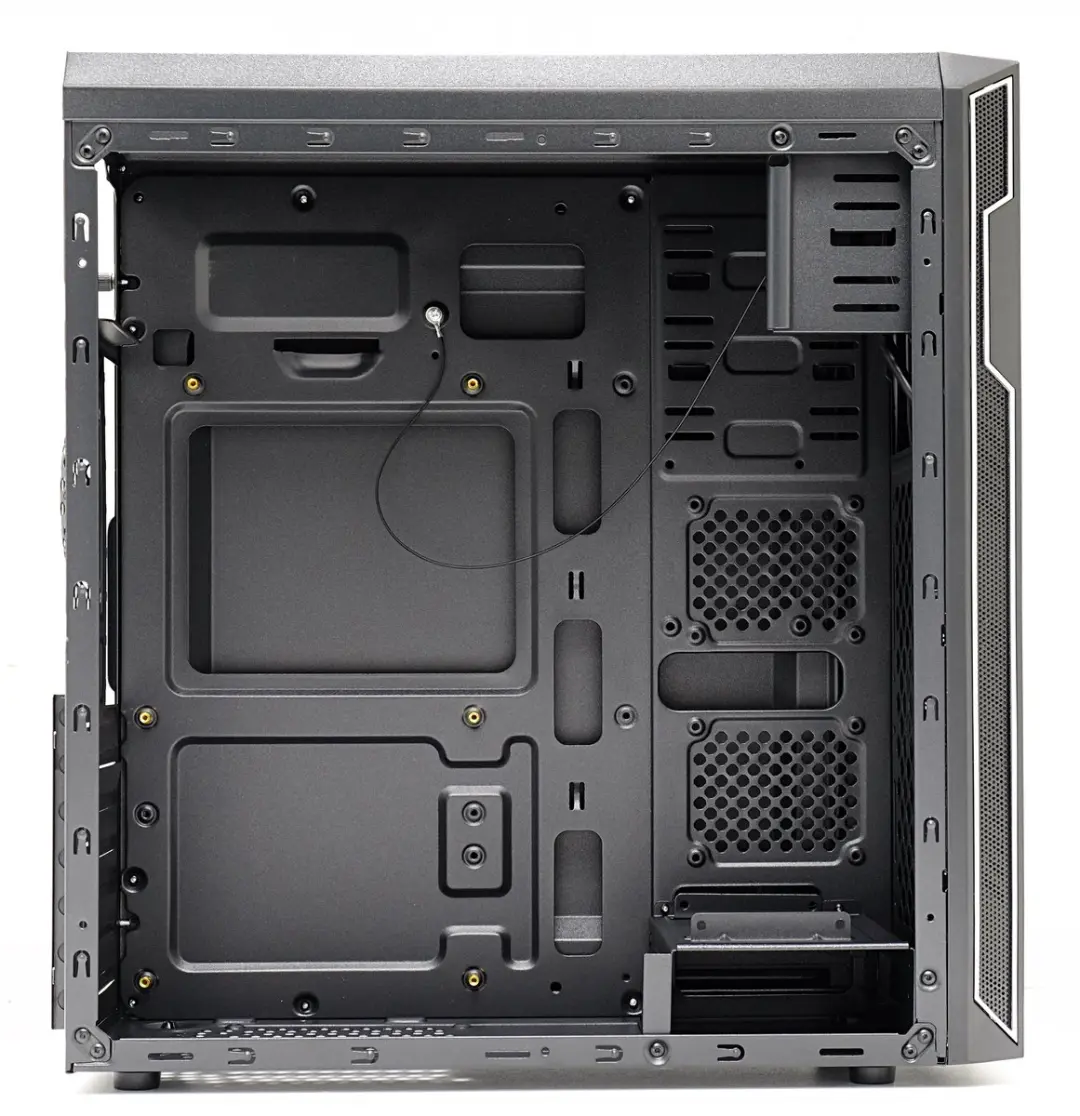 LC Power ATX Midi-Tower Behuizing - Zwart