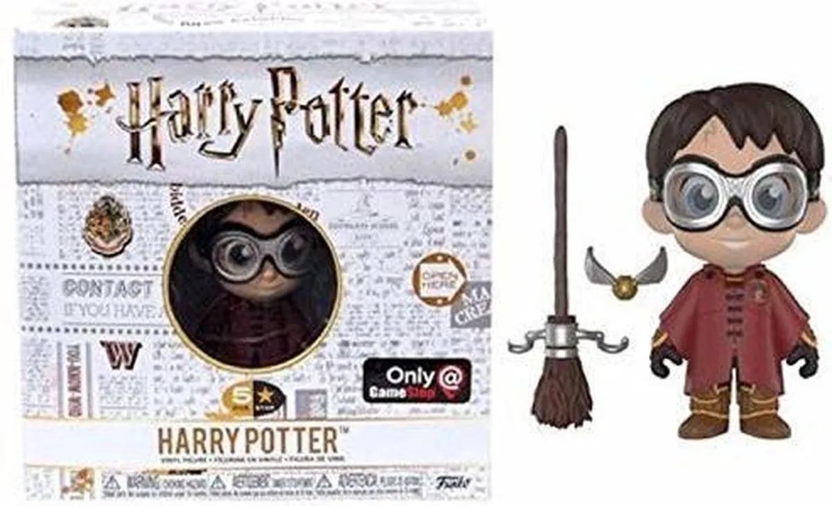 Funko 5 Star Harry Potter Harry Quidditch Vinyl Exclusief - Rood