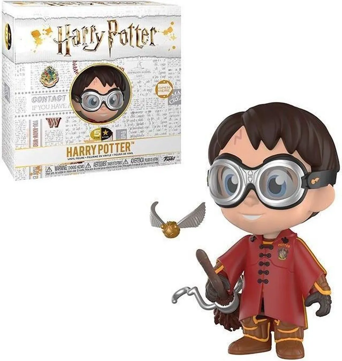 Funko 5 Star Harry Potter Harry Quidditch Vinyl Exclusief