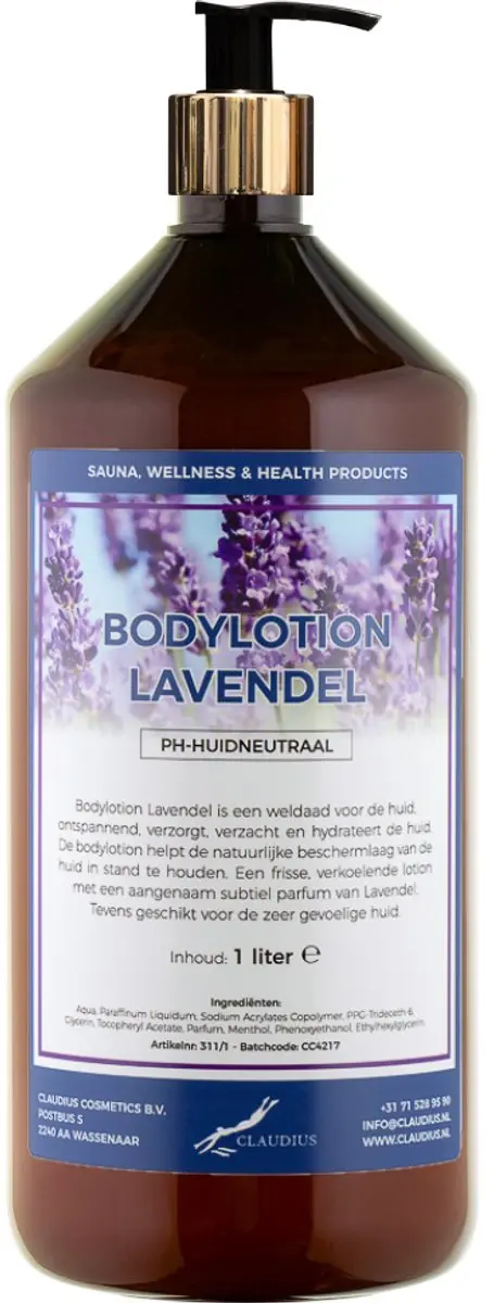Splashbox Cosmetics Bodylotion Lavendel 1L