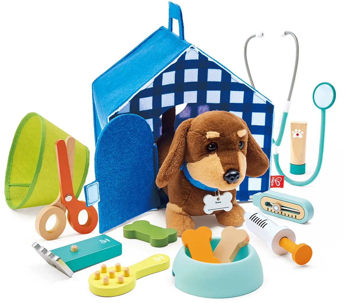 Hape Puppy Zorgkliniek Dierenartsenset