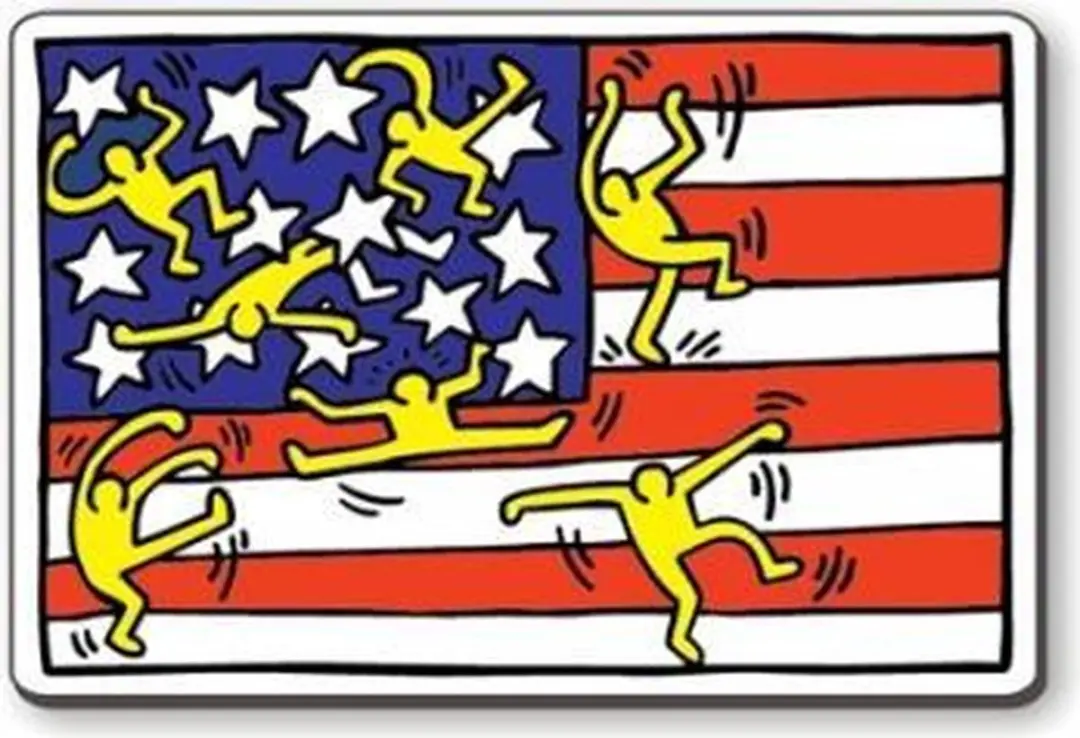 EMINENT Keith Haring Muispad - Multicolor