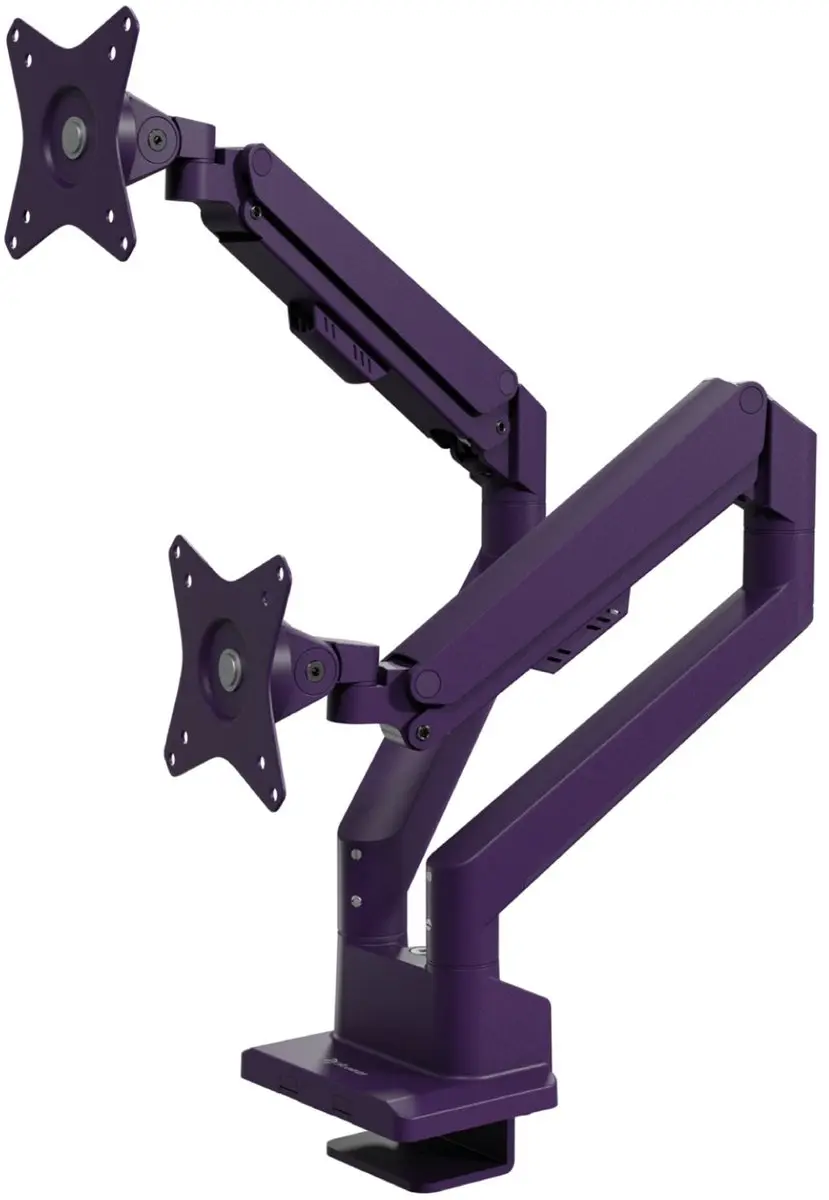 Arozzi Alzare Neo AZ-ALZARE-NEO-DUO-PP Dubbele Monitorarm - Paars