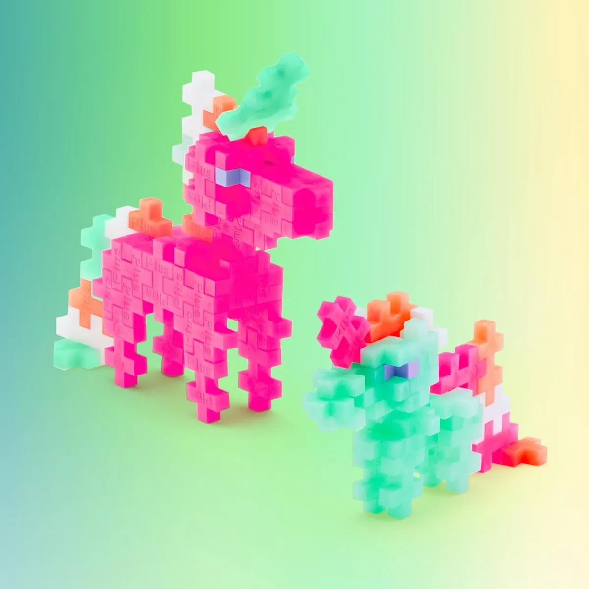 Plus-Plus Pearl Unicorns Bouwset 100-delig - 4374