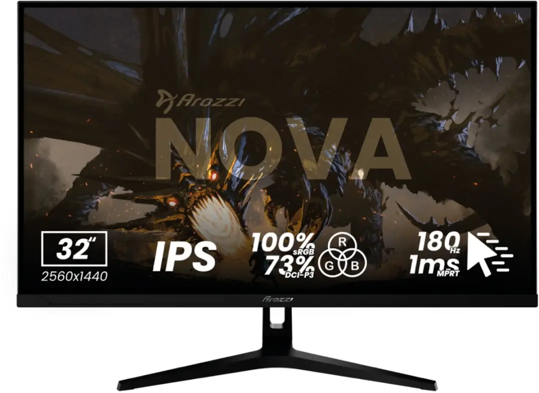Arozzi Nova 32" Gaming Monitor