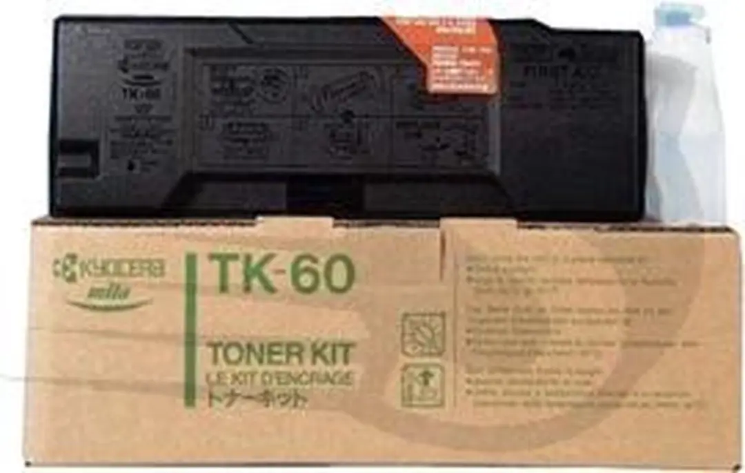 Kyocera TK-60 Tonercartridge - 20.000 Pagina's Zwart
