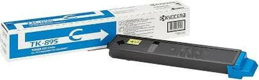 Kyocera TK-895C Tonercartridge - 6000 pagina's - Cyaan
